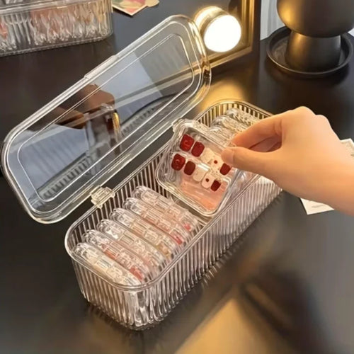 Acrylic Jewelry Organizer Box Set | 10 Individual Storage Cases