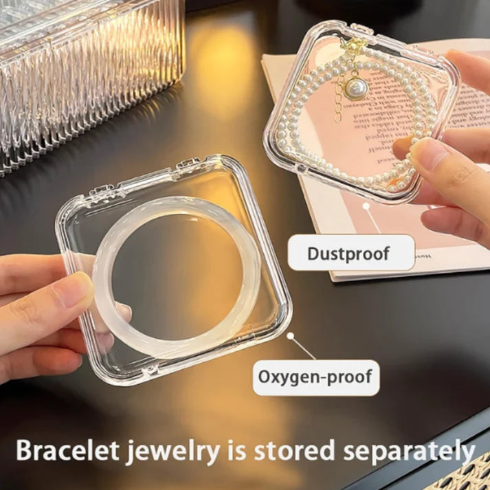 Acrylic Jewelry Organizer Box Set | 10 Individual Storage Cases